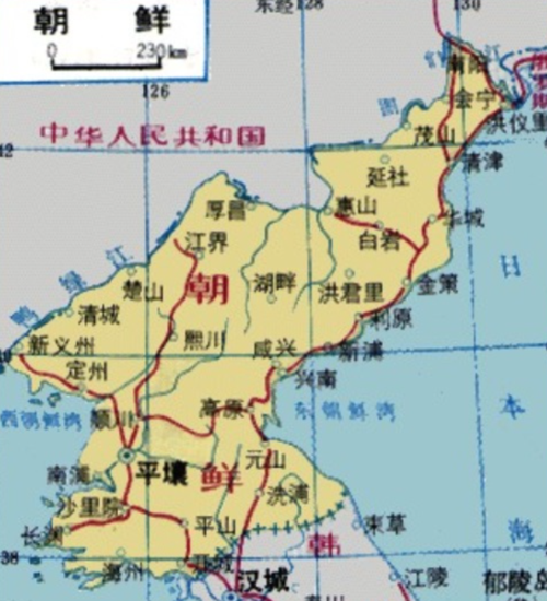 朝鲜国土面积